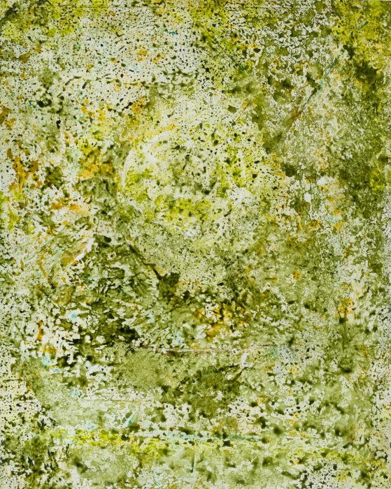 Canopé , feuille verte, art, Carmelle Pilon,