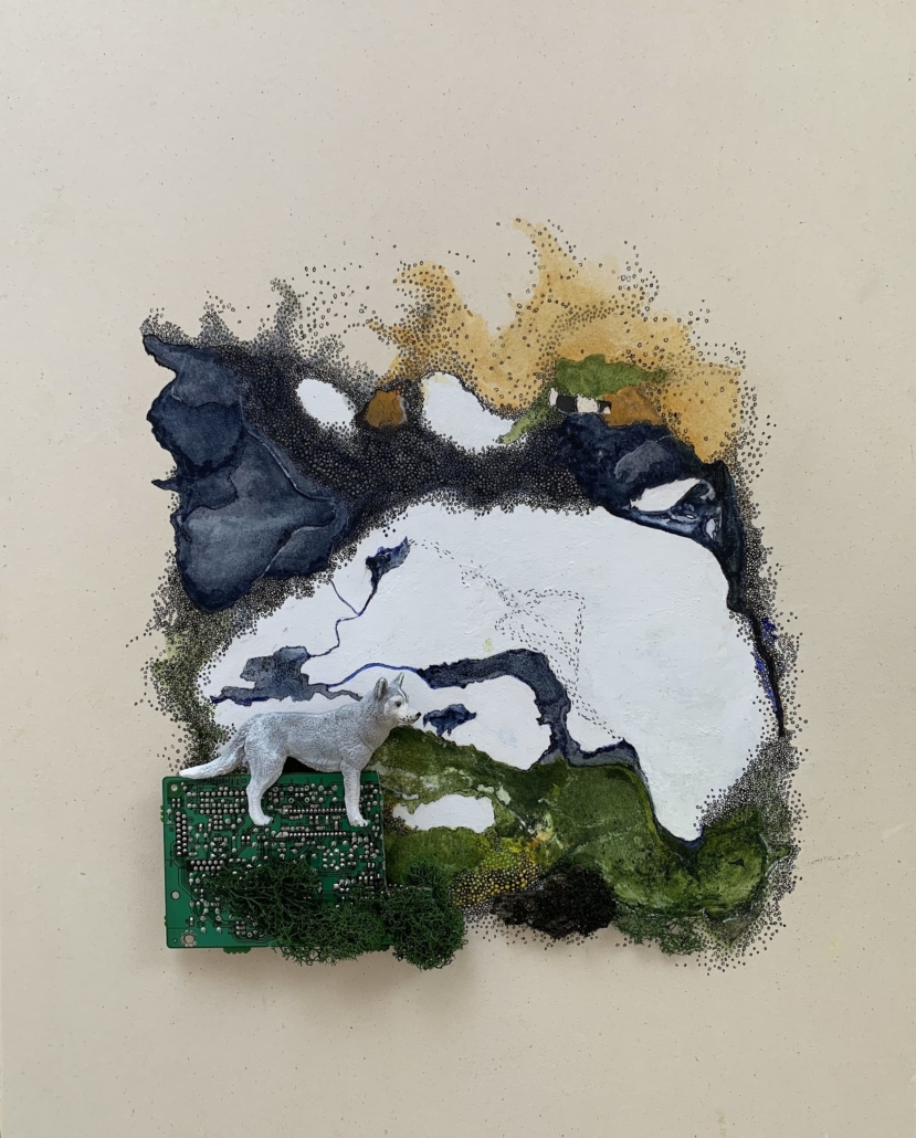 ARt contemporain, cartogrpahie CArmelle Pilom