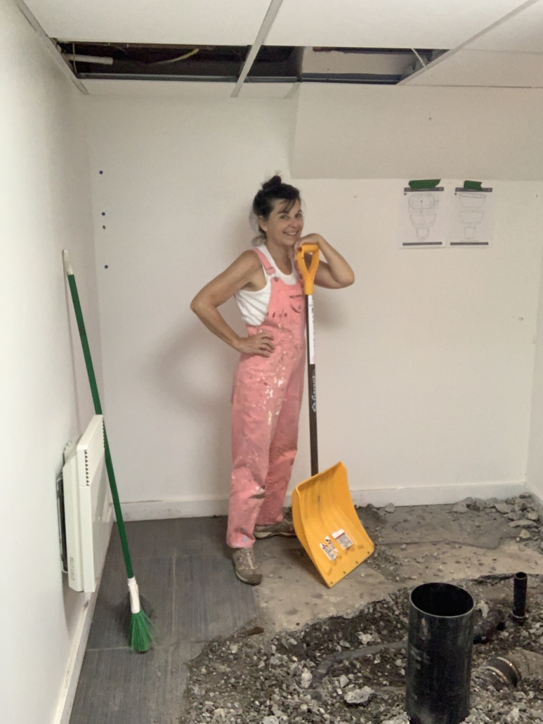 femme rénovation